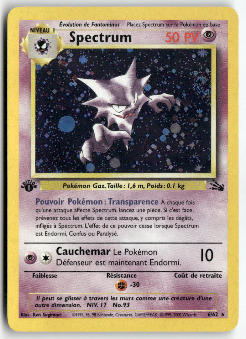 2000 Fossile Ed.1 - Spectrum Holo