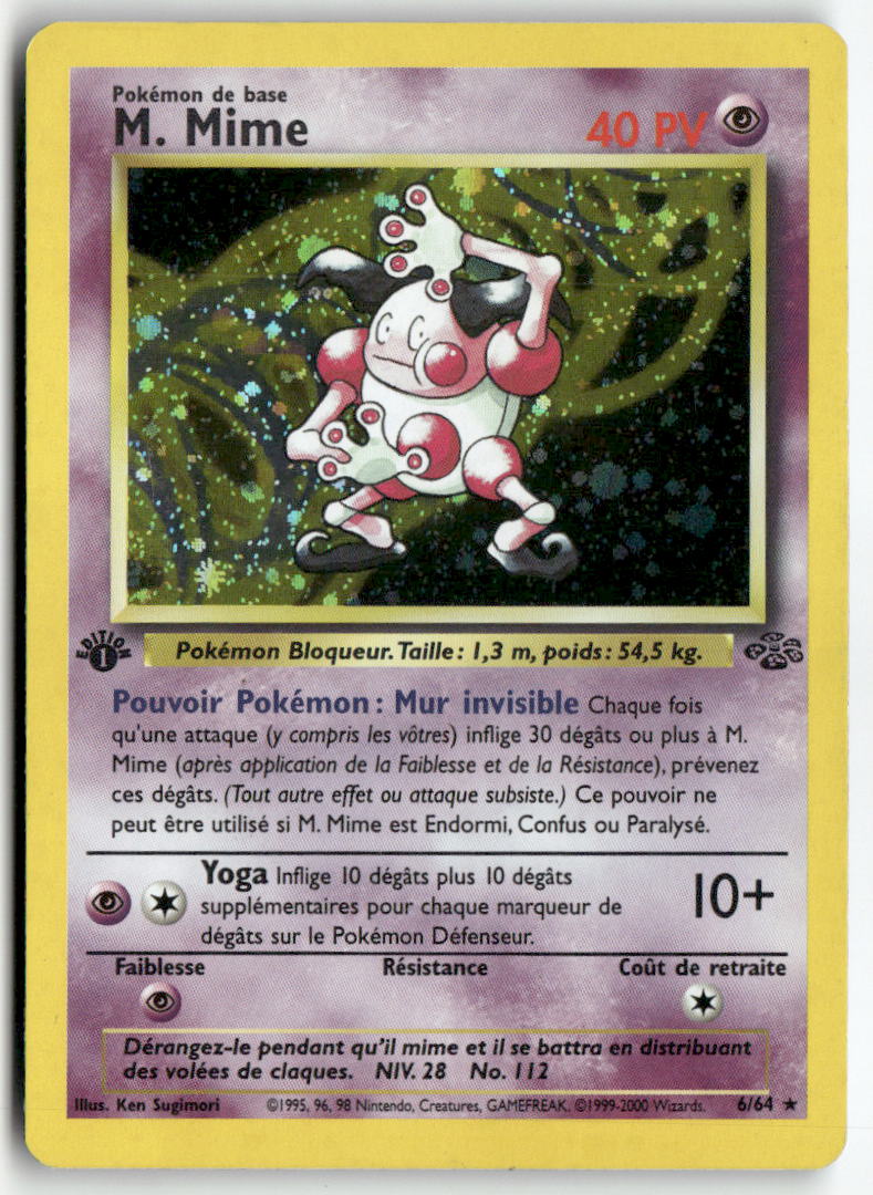 2000 Jungle Ed. 1 - M. Mime Holo