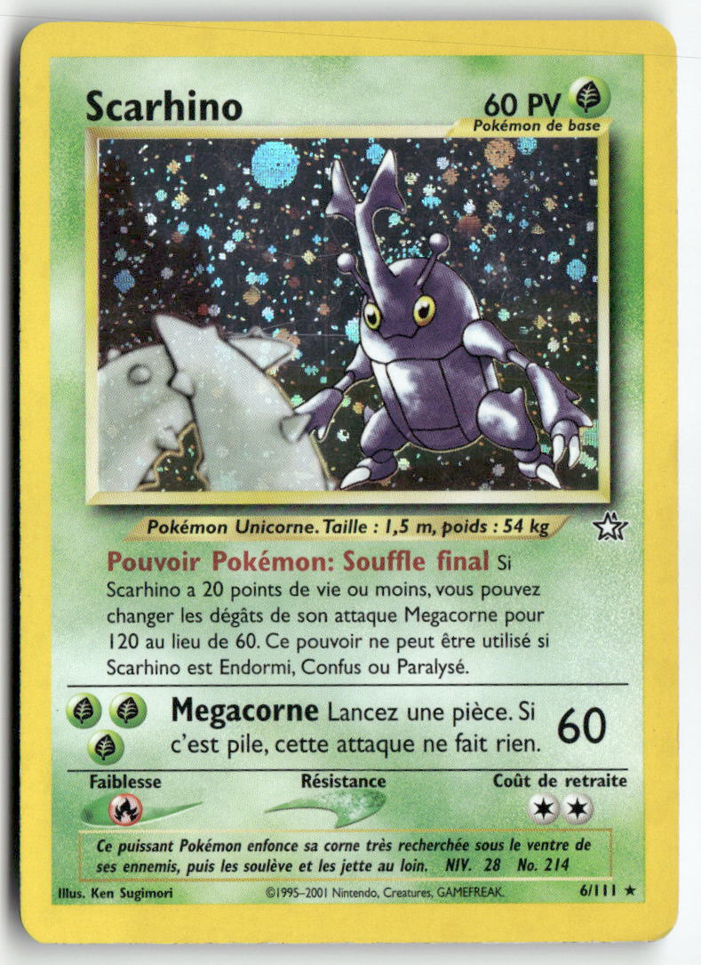2001 Neo Genesis - Scarhino Holo