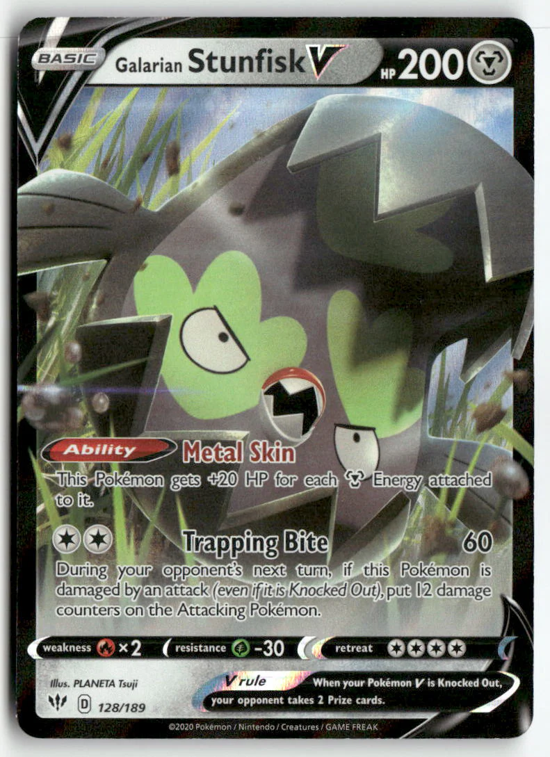2020 Darkness Ablaze - Galarian Stunfisk V