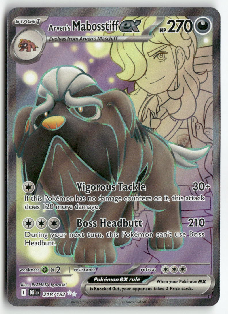 2025 Destined Rivals - Arven's Mabosstiff ex