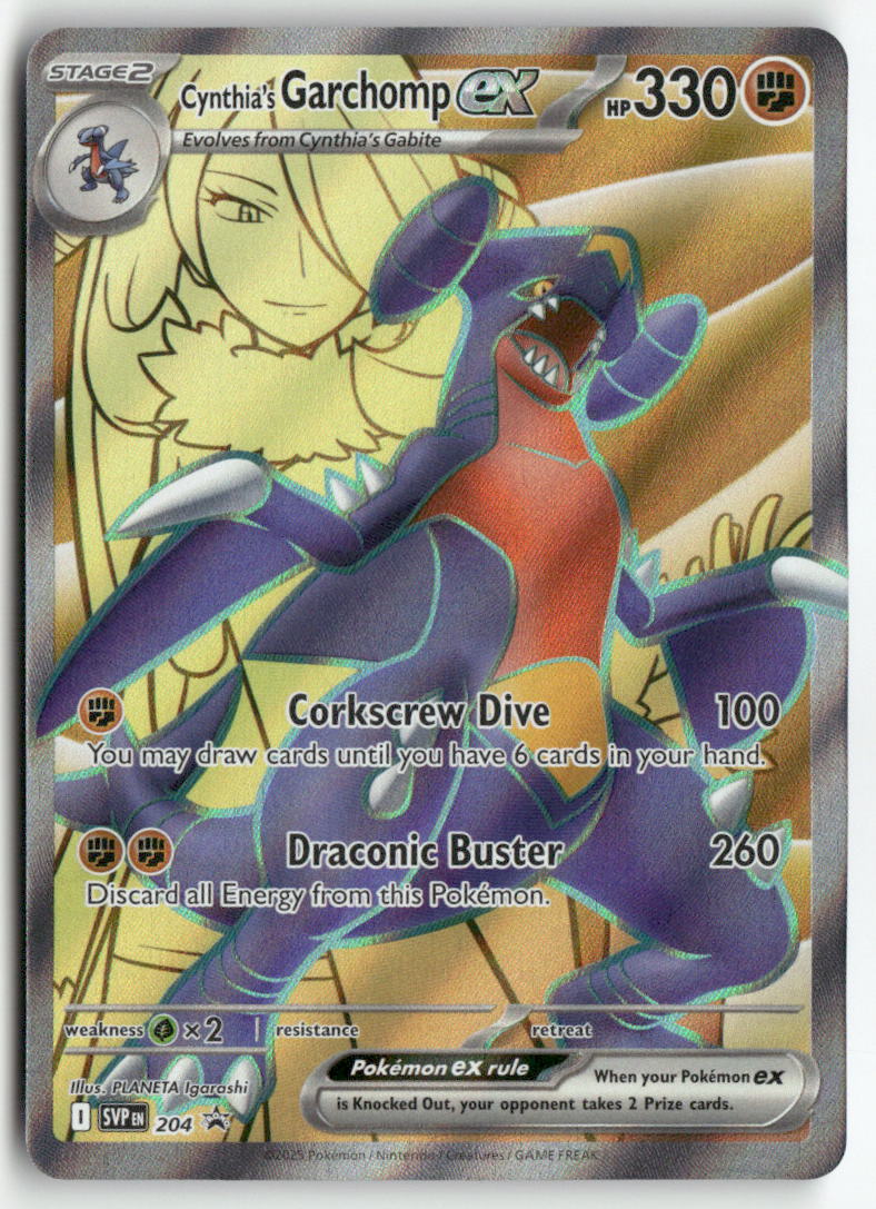 2025 Scarlet & Violet Promo - Cynthia's Garchomp ex